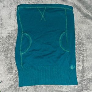 Blue Top No Straps Pockets
